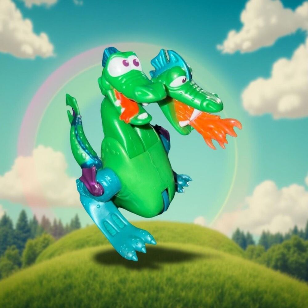 Vintage 1997 Vintage Dragon Sea Serpent Fisher Price Great Adventure Toy Figure